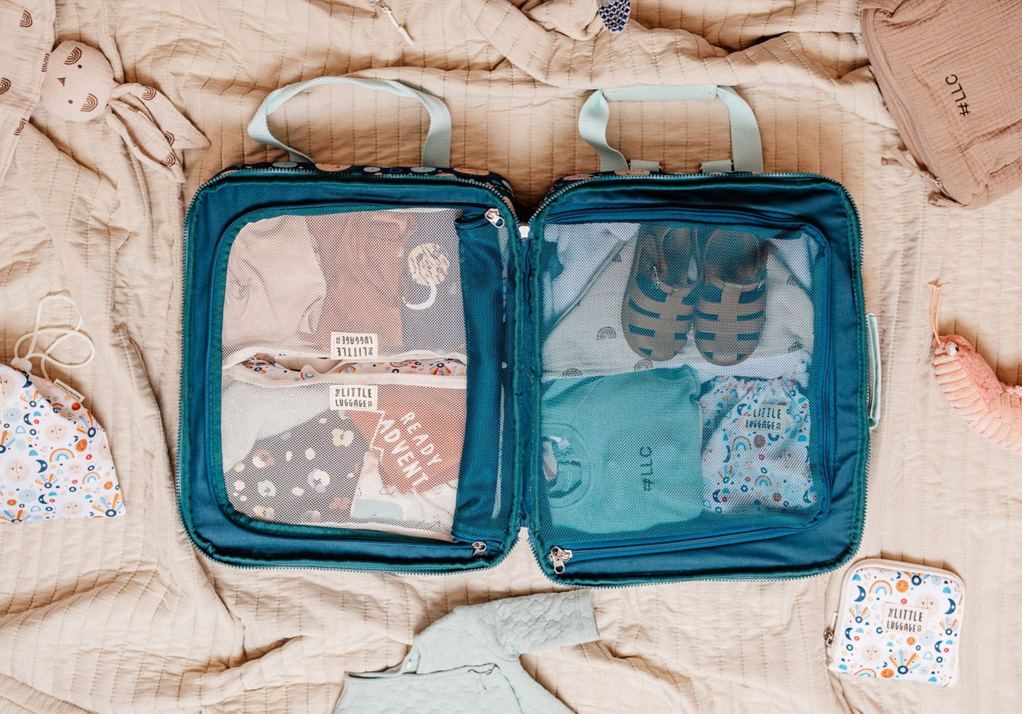 Folding Suitcase Backpack