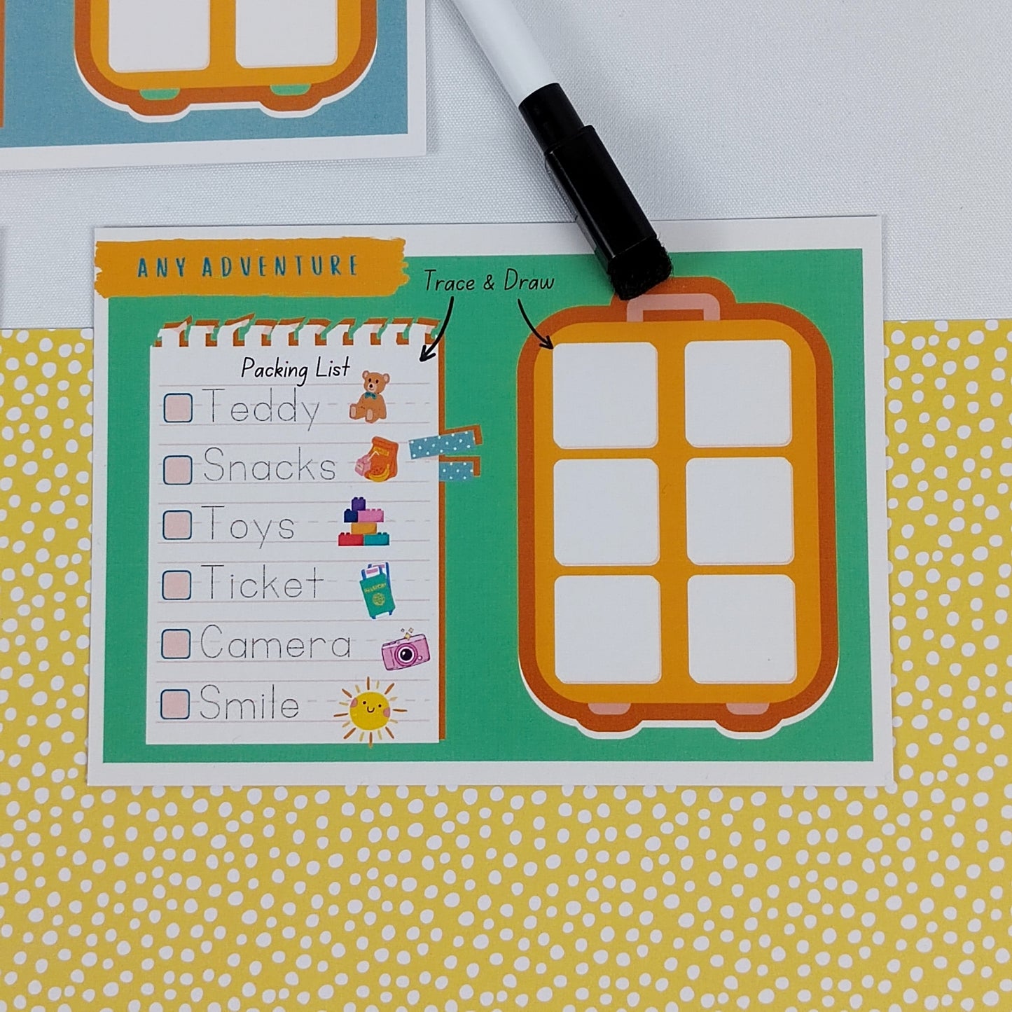 Re-usable Packing List Set