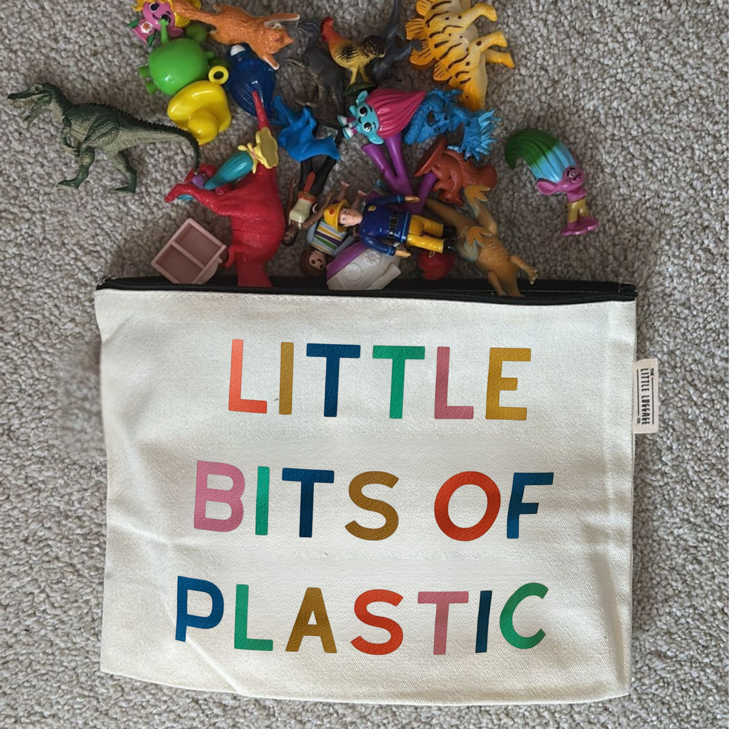 XL Little Bits of Plastic Pouch
