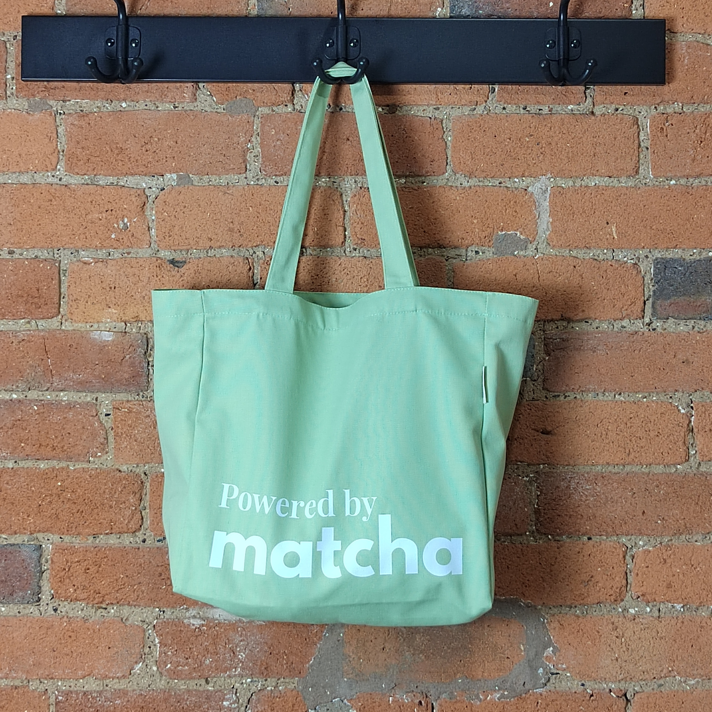 Powered By Matcha Tote Bag