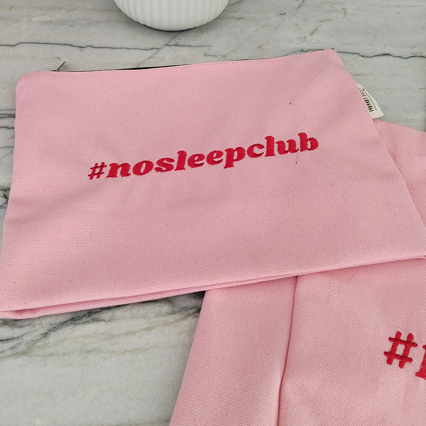 No Sleep Club Tote Bag & Pouch Set