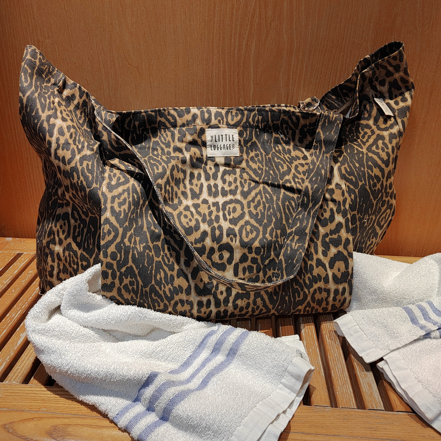 Leopard Print Swim Tote Bag