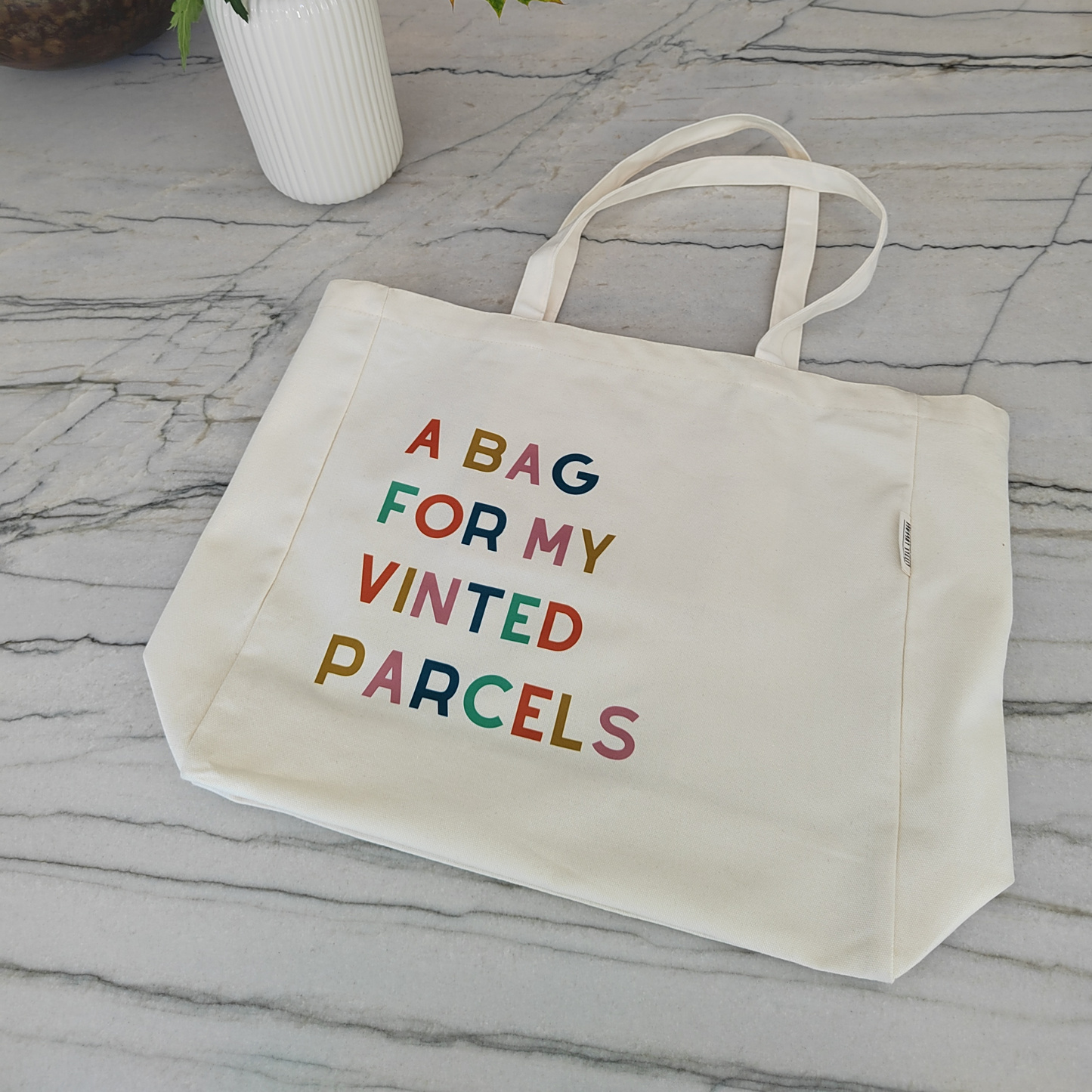 Vinted Parcels Tote Bag