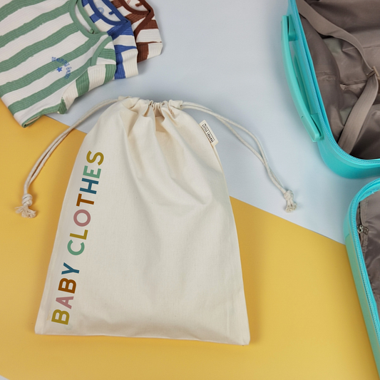 Baby Clothes Drawstring Organiser Bag