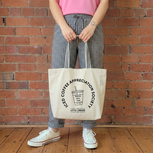 Iced Coffee Tote Bag