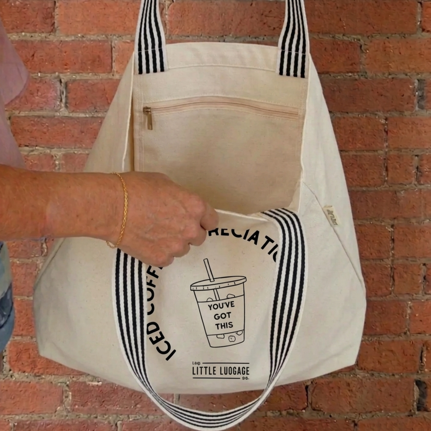 Iced Coffee Tote Bag