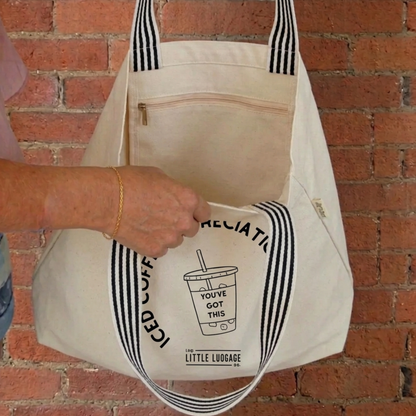 Iced Coffee Tote Bag