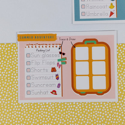 Re-usable Packing List Set