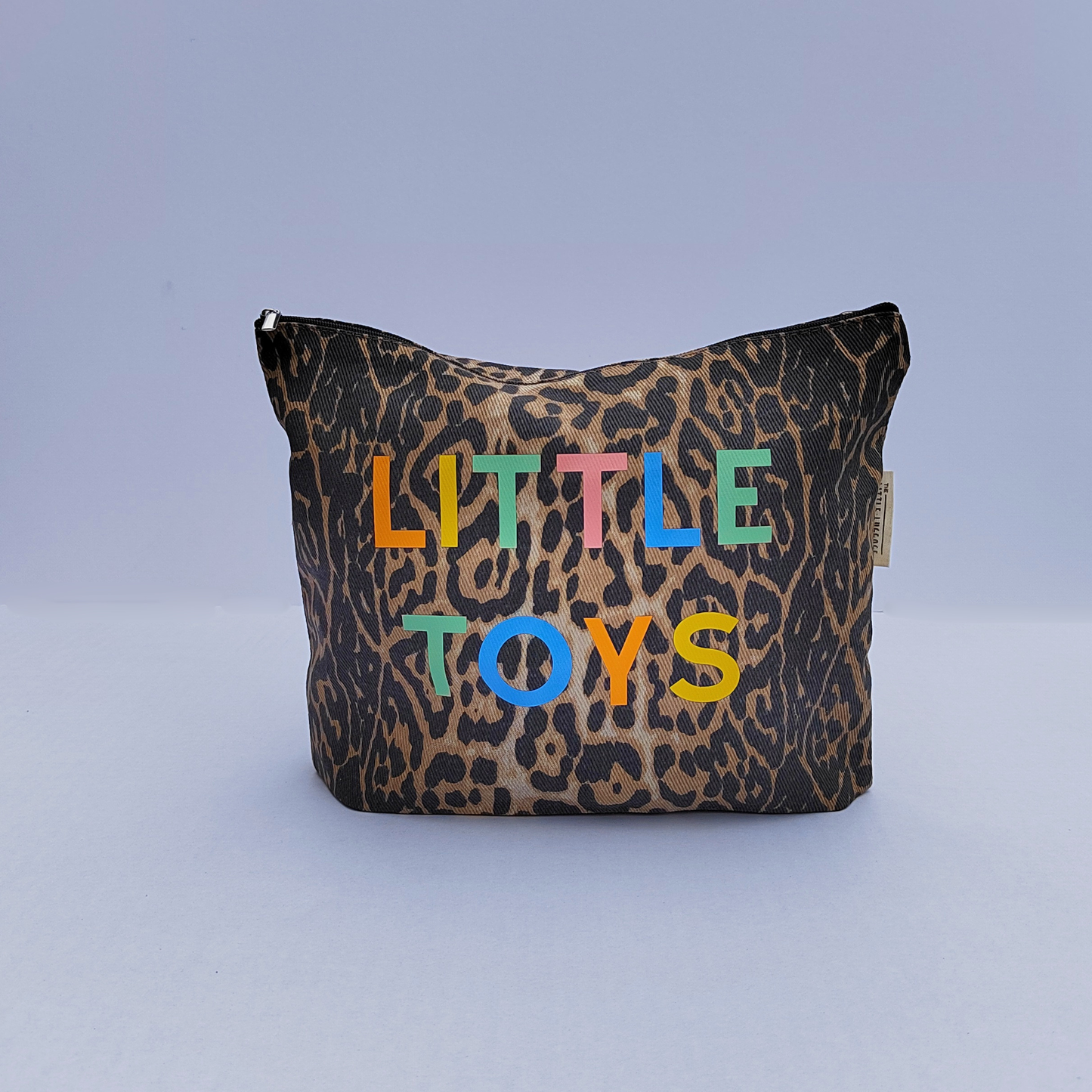 XL Leopard Print Little Toys Pouch