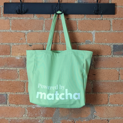Powered By Matcha Tote Bag