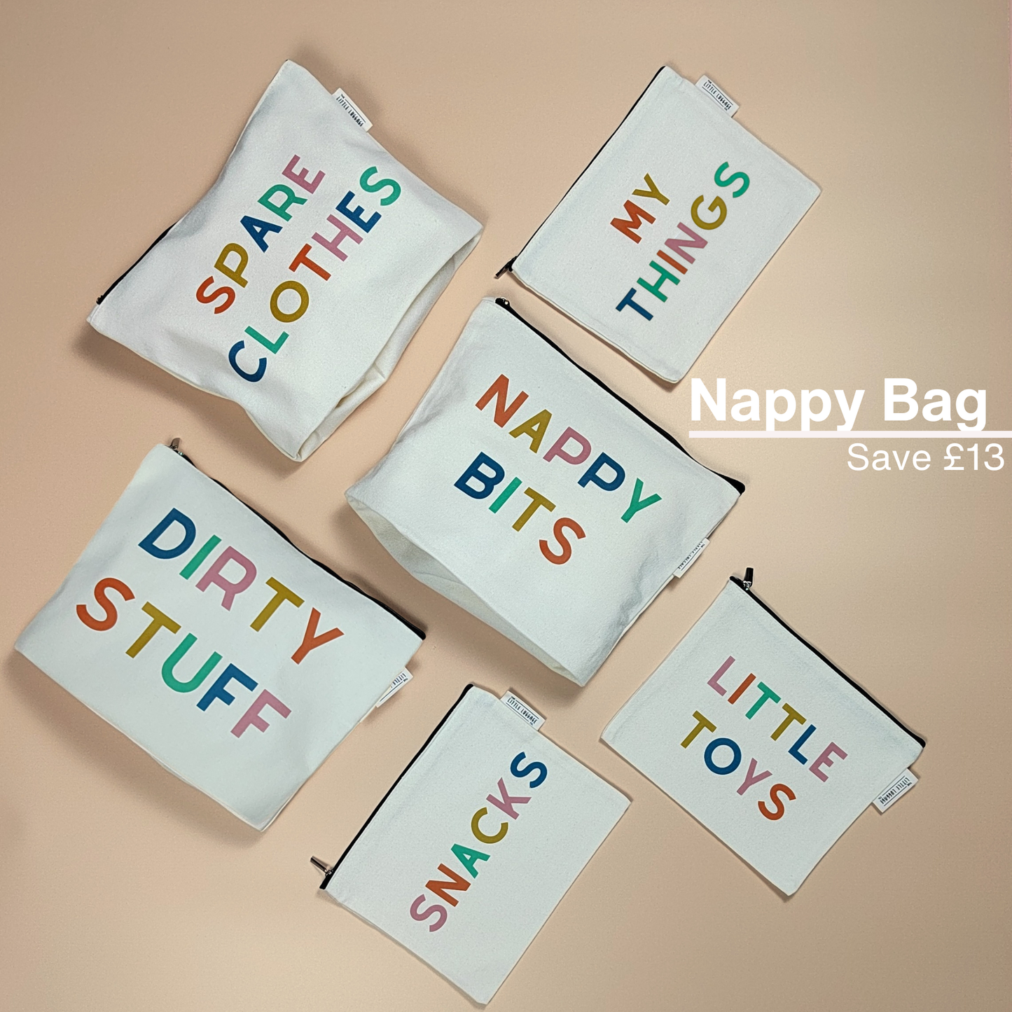 Nappy Bag Organiser Set