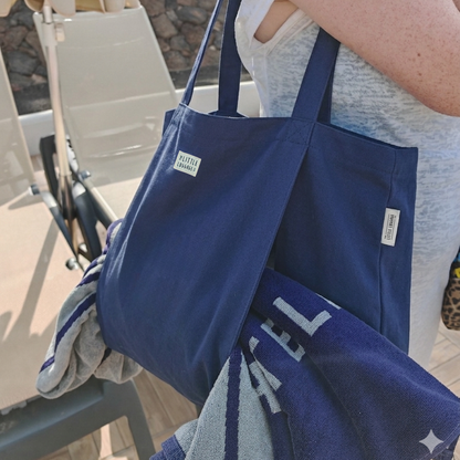 Navy Swim/Yoga Tote Bag