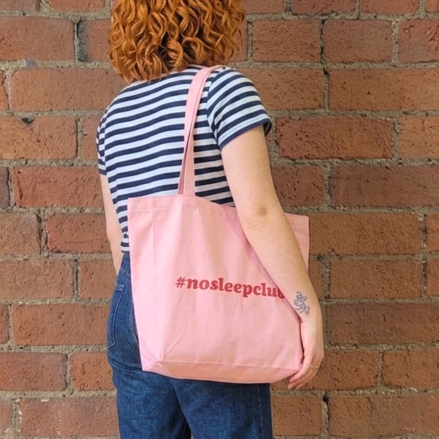 No Sleep Club Tote Bag & Pouch Set