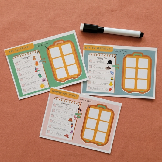 Re-usable Packing List Set
