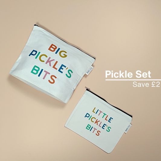 Pickle Zipped Pouch Set