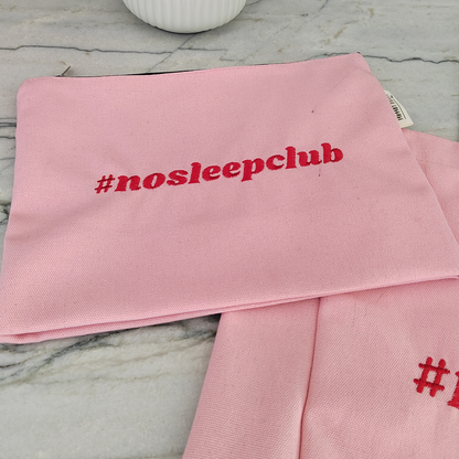 No Sleep Club Tote Bag & Pouch Set