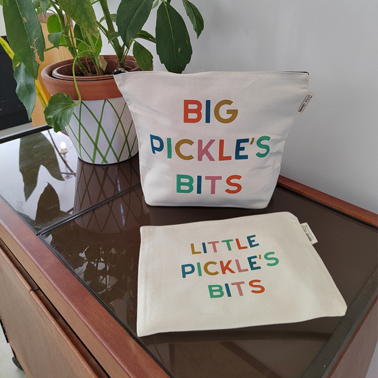 Pickle Zipped Pouch Set