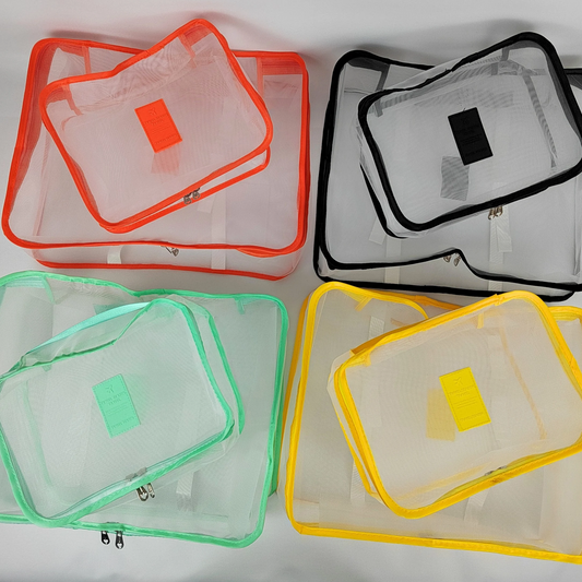 Neon 8 Piece Family Packing Cube Set