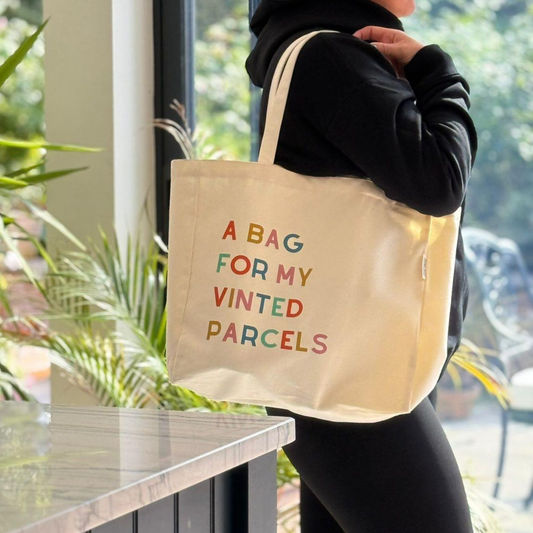 Vinted Parcels Tote Bag