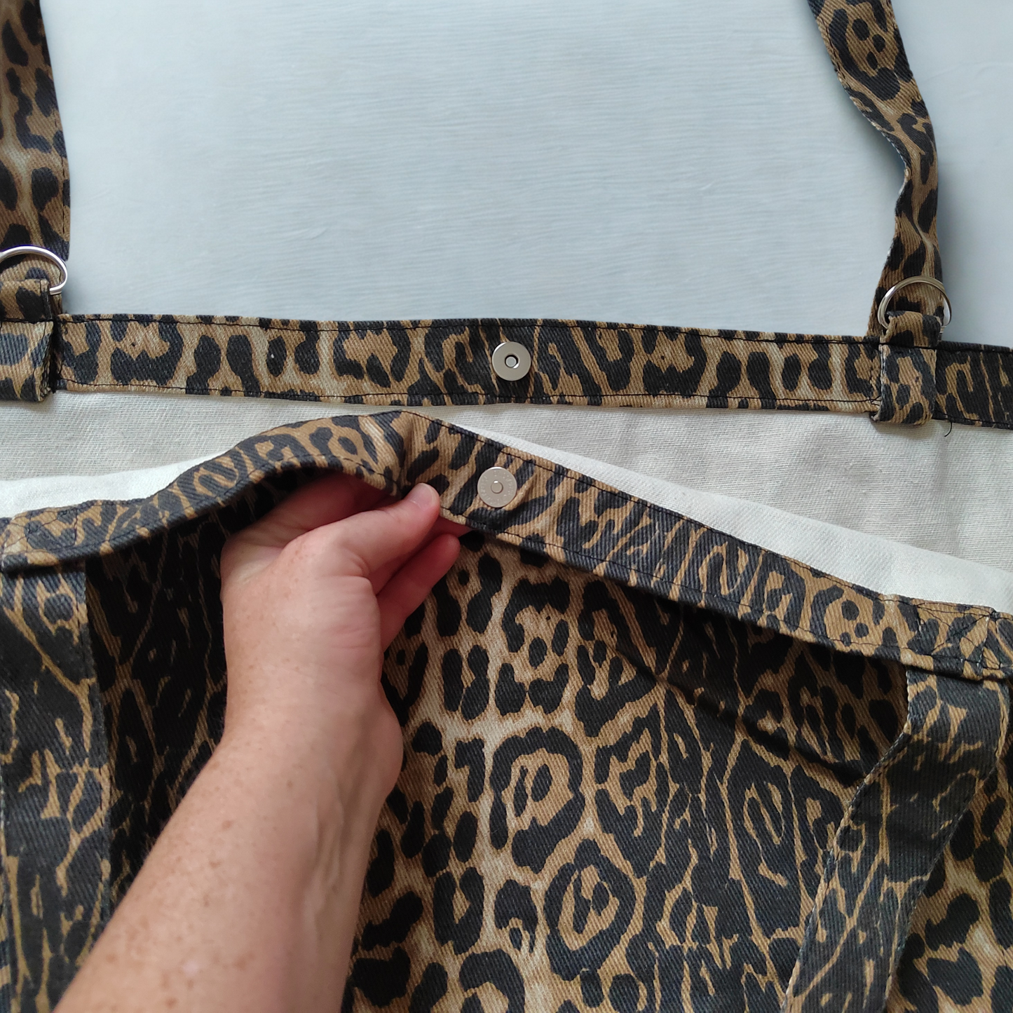 Leopard Print Swim Tote Bag